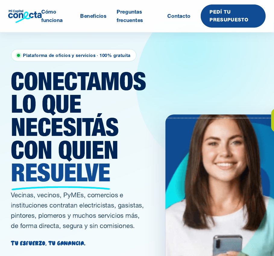 Inicio de Mi Capital Conecta